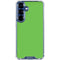 Green Galaxy S25 Clear Case